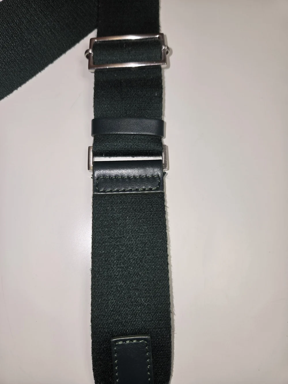 Everlane Dark Green Leather Shoulder Tote
